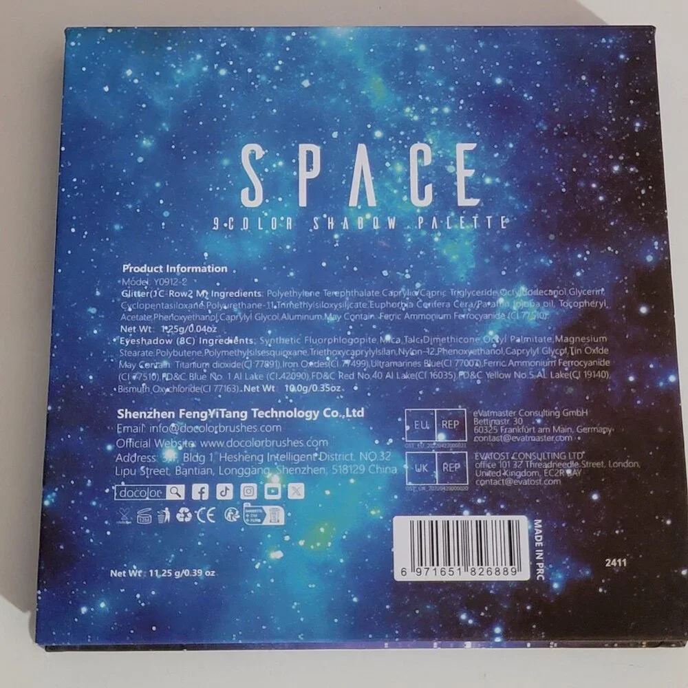 Space Rider Blue Eyeshadow Palette